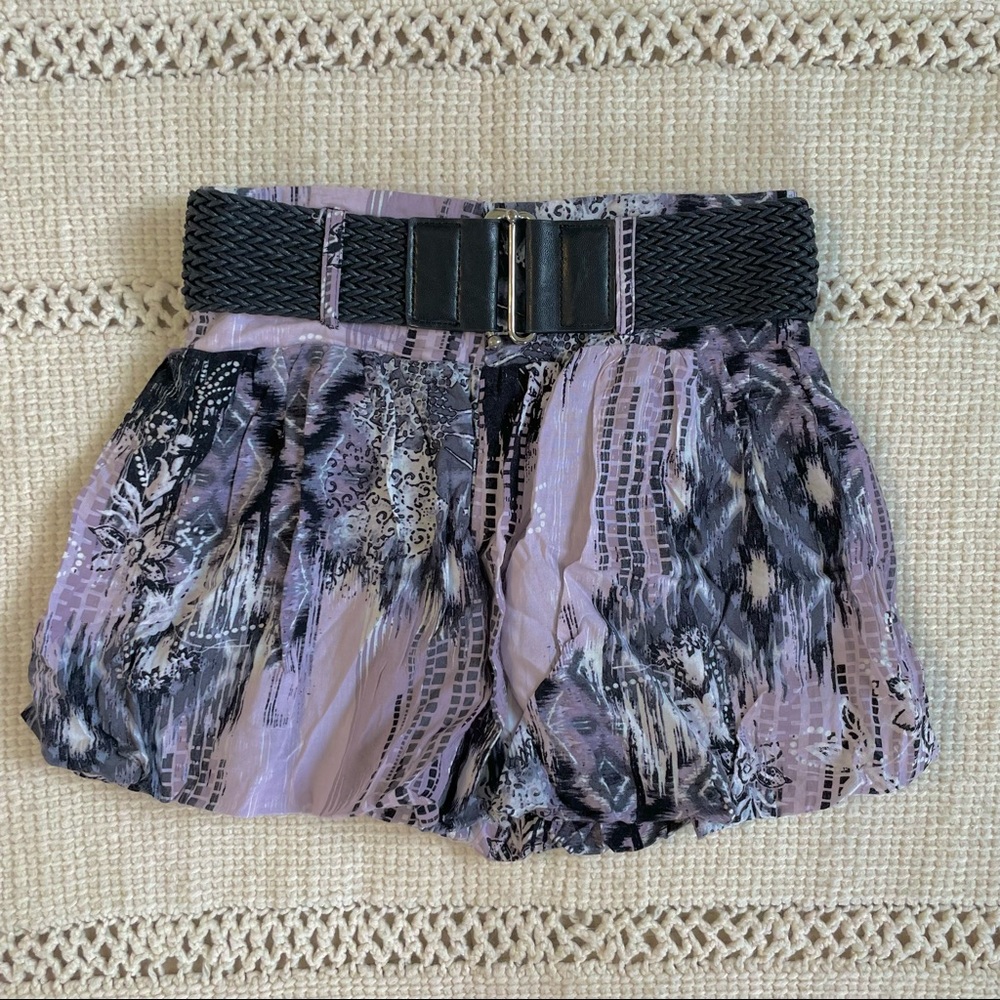 90s Chunky Belt Detail Skirt